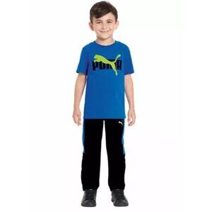 Puma Toddler Boys' 3-Piece Tracksuit Set Size 3T Blue & Navy